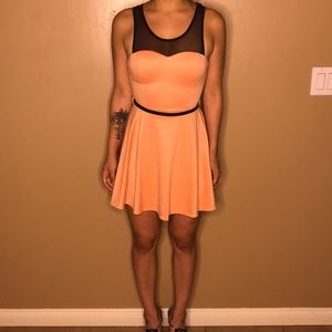 Peachy Mini Dress